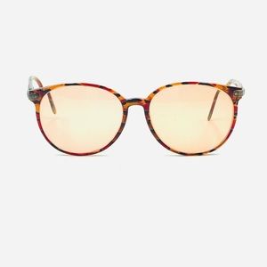 Vintage Dorado Brown Oval Sunglasses Frames